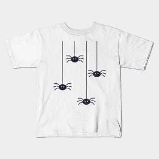 Scary Spiders Pattern Kids T-Shirt